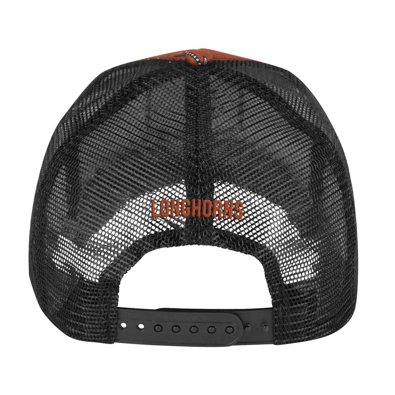 Texas Longhorn Wrangler Bandana Trucker Cap (WRHC30358) BO/BLK