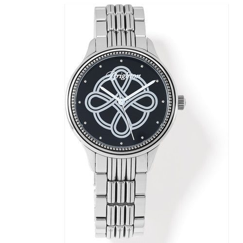 Brighton Ashbourne Watch (W30440) SLV/BLK