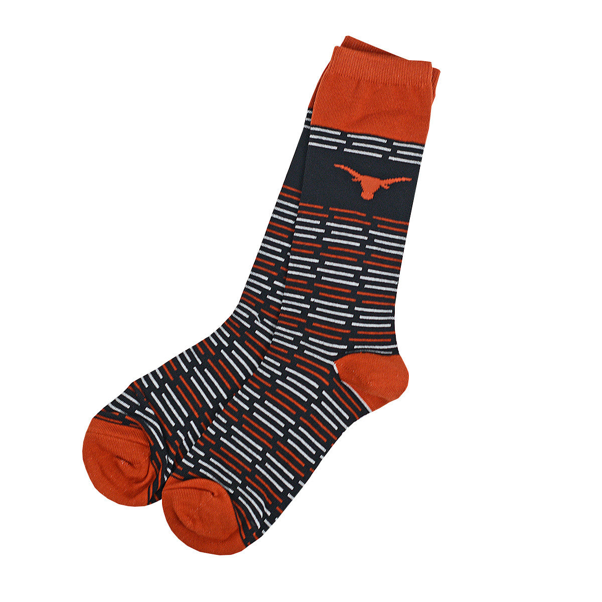 Texas Longhorn Dean's List Dress Socks (XDST1) BO/BLK