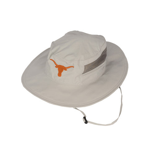 Texas Longhorn Columbia Embroidered Bora Bora II Hat (TAN)