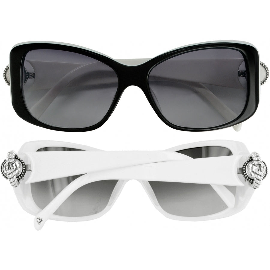 Brighton Twinkle Sunglasses (BLK/WHT)