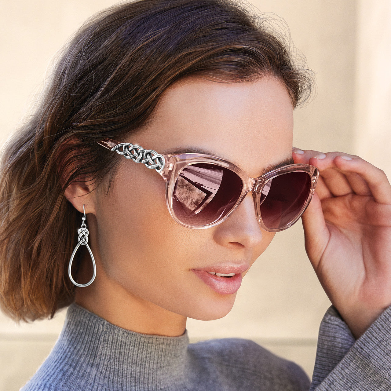 Brighton Interlok Rosewater Sunglasses (A13273)