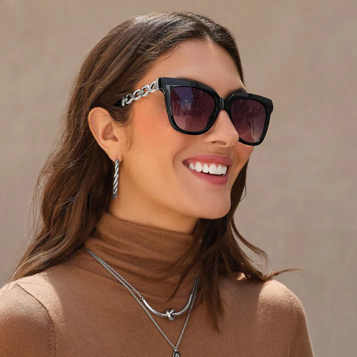 Brighton Interlok Infinity Midnight Sunglasses (A13457)