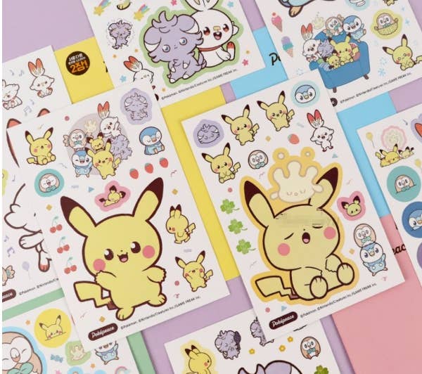 Pokémon PokéPeace Cutie 2 Piece Sticker Pack