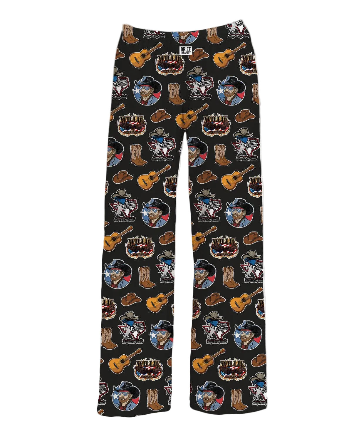Willie Nelson Patriotic Sticker Lounge Pants  (WN504P)