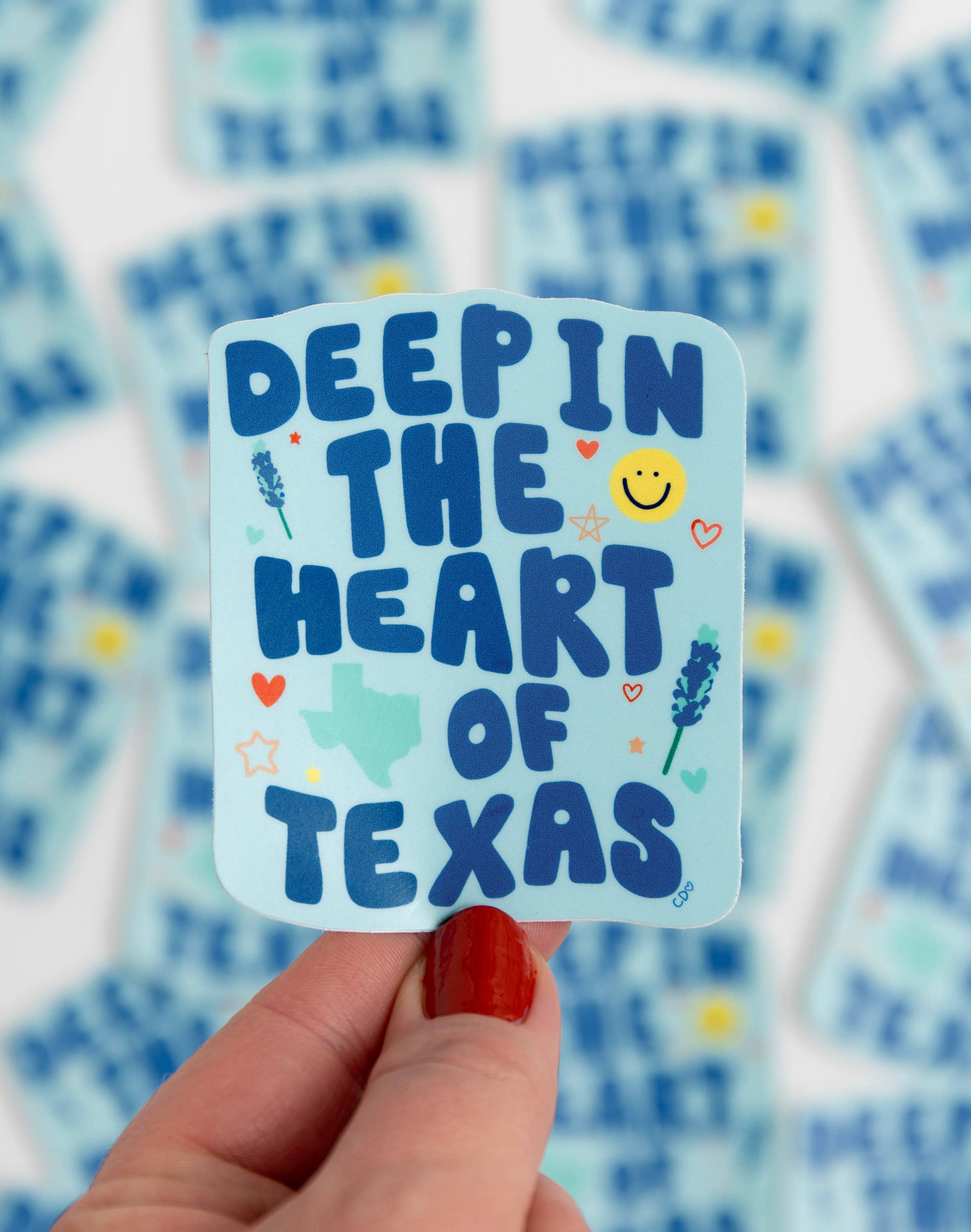 Deep in the Heart of Texas Decal Sticker
