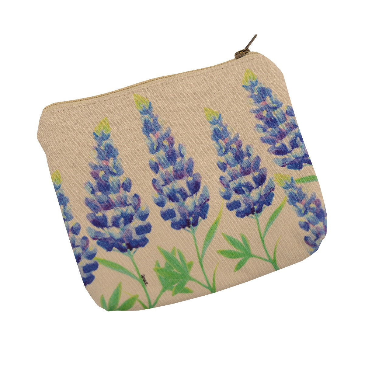 Cott N Curls Bluebonnets Pouch Designed by Amber Teal