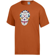 Texas Longhorn Sugar Skull Tee designed by Amber Teal (GDH100)