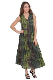 Lior Amelia Sleeveless Dress (Amelia-5-AR) (Shades of Green)