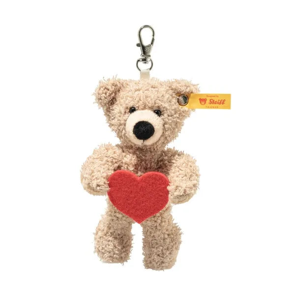 Steiff Pendant Flynn Beige Teddy Bear with Heart
