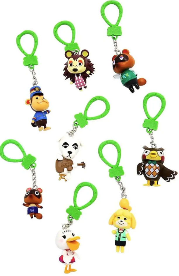Animal Crossing Backpack Buddies Keychain Blind Bag