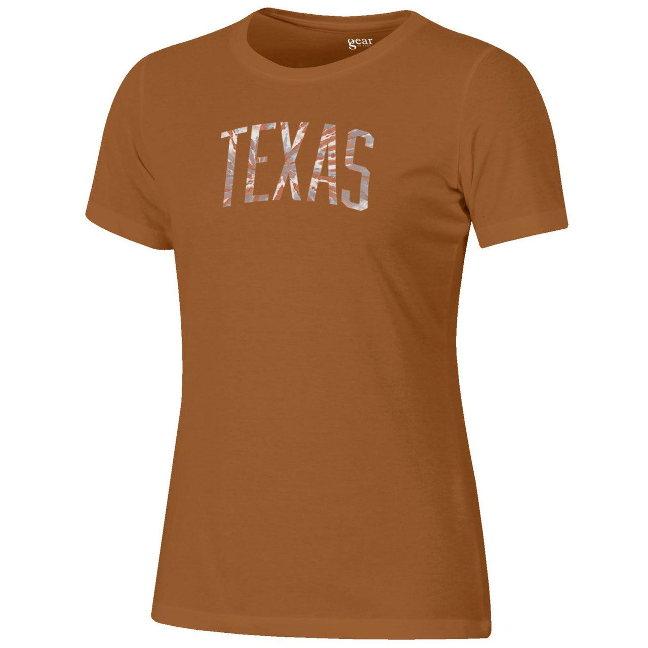 Texas Longhorn Ladies Mottled TEXAS Tee (G73264755-660) BO