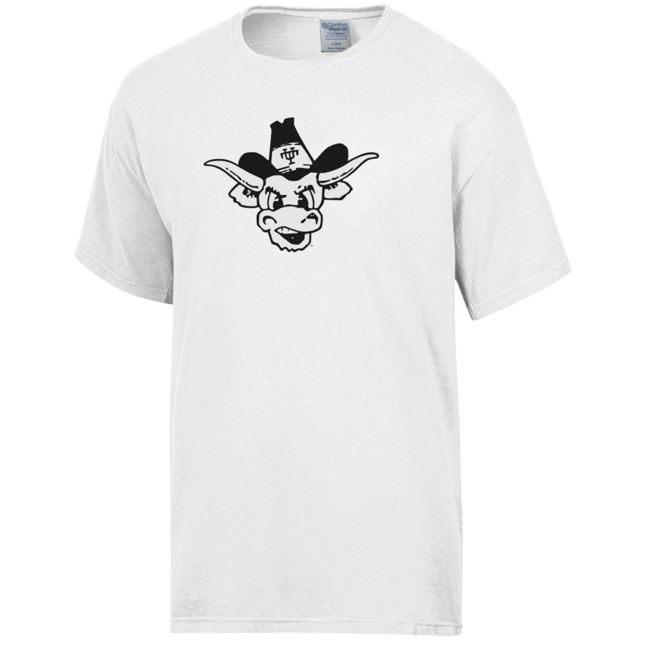 Texas Longhorn Vintage Bevo Mascot Comfort Wash Tee (2 Colors) (GDH100HTX1-127)