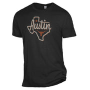 Austin with Shape of Texas Tee (A5050A999-644) BLACK