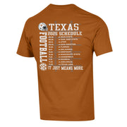 Texas Longhorn 2025 Football Schedule Tee