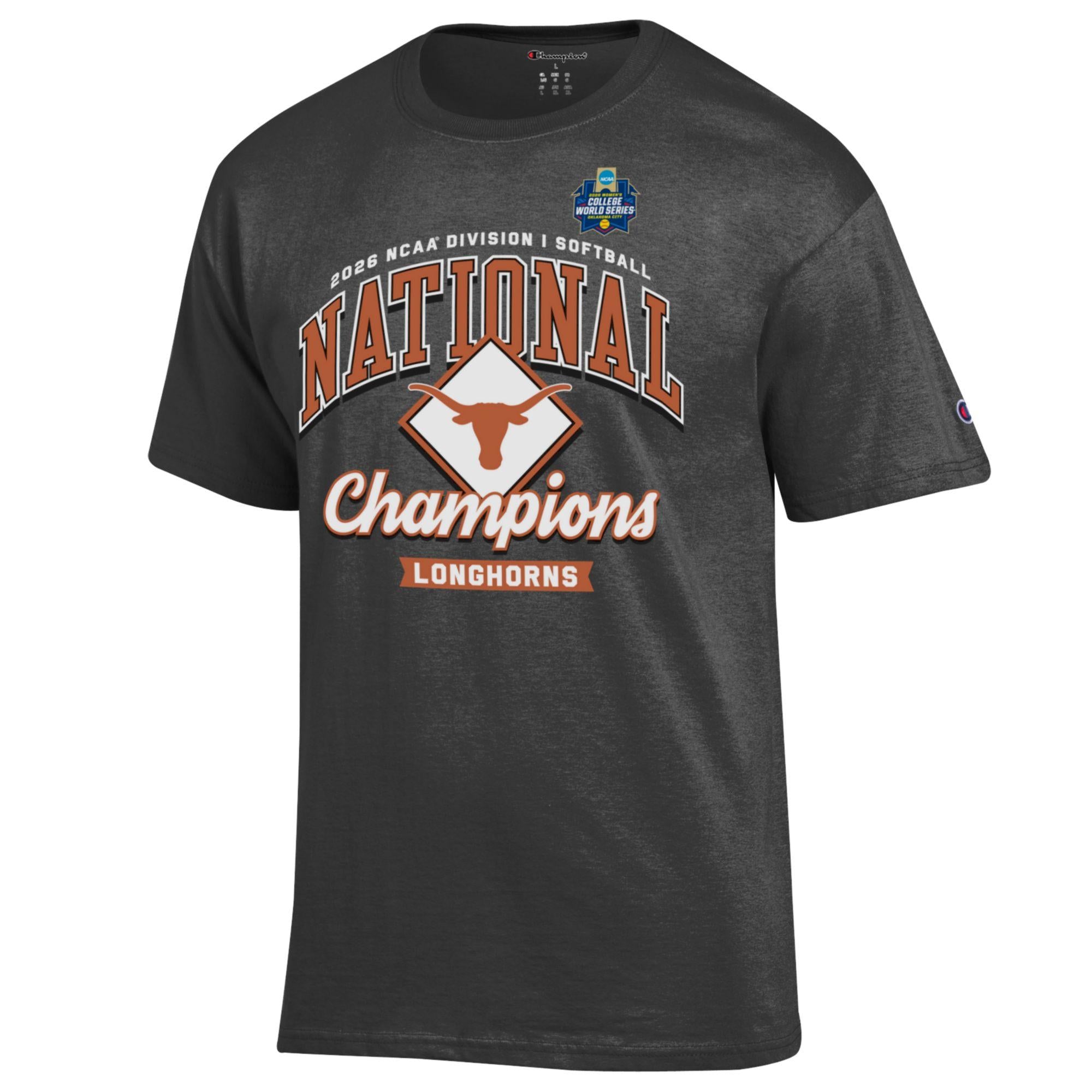 Texas Longhorn Official Locker Room Softball 2026 National Championship Tee AVAILABLE TUESDAY 6-10-26