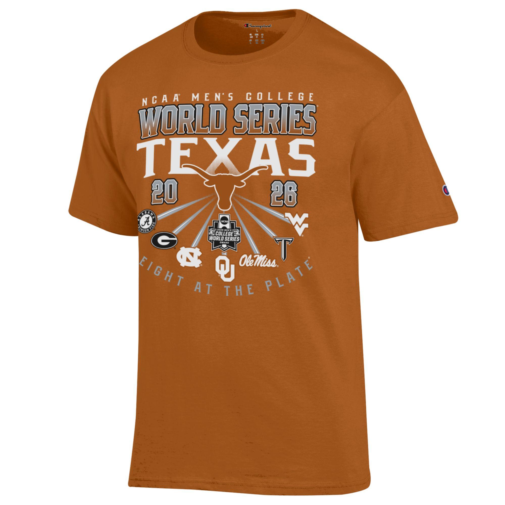 Texas Longhorn Baseball  Stack  2026 College world Series Tee- NOW IN STOCK