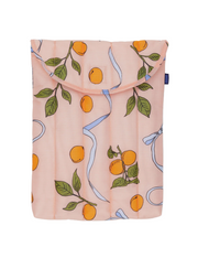 Baggu Puffy Laptop Sleeve 13"/14" - Apricots & Ribbons