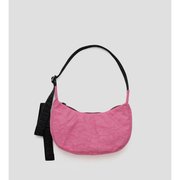 Baggu Small Nylon Crescent Bag - Azalea Pink