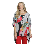 APNY Print One Size Pull-Over Kaftan Top