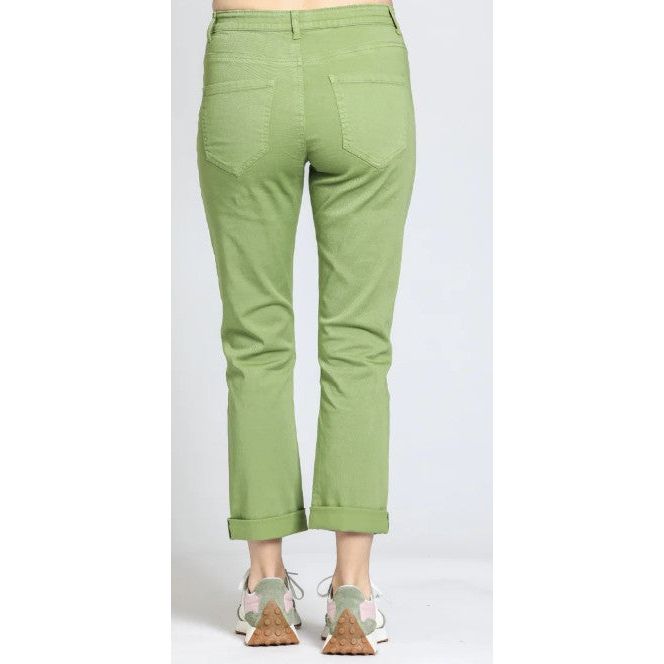 APNY Mid Rise Girlfriend Rolled Jeans (TURTLE)