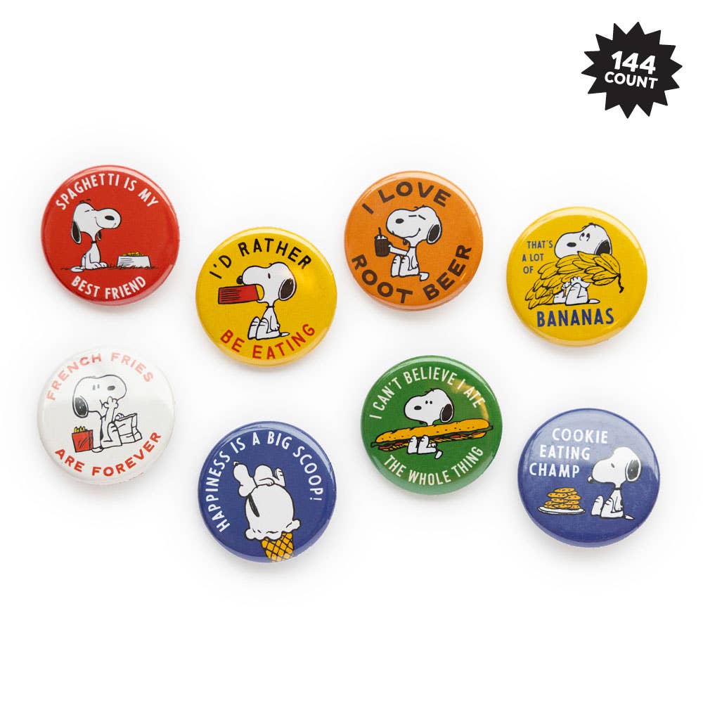 3P4 x Peanuts® - Snoopy Random Button (Food Edition)