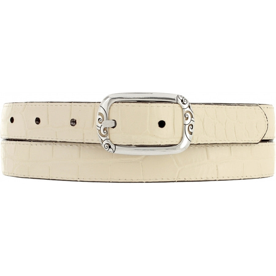 Brighton Mingle Reversible Croc Stamp Belt (B40643)