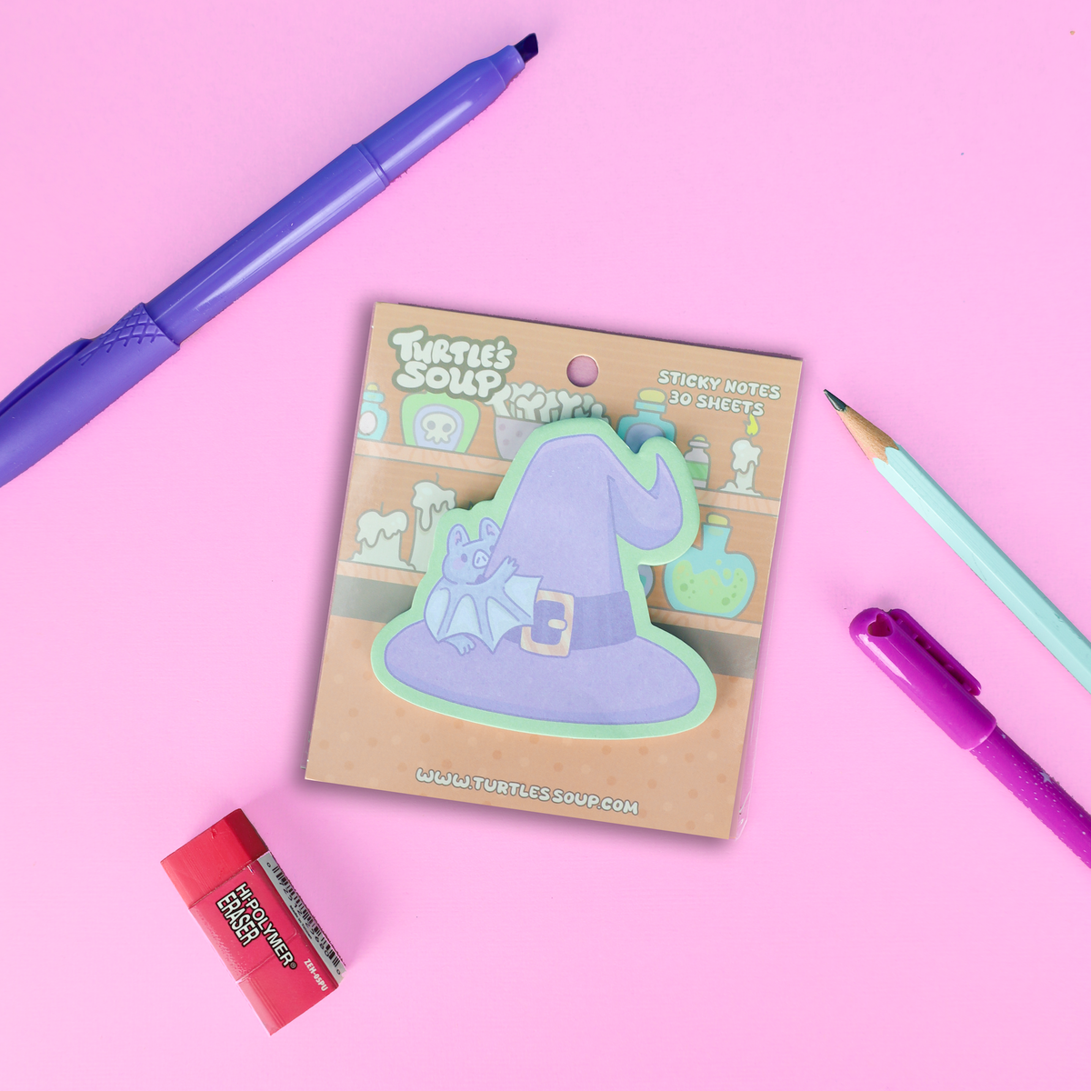 Witches Hat Sticky Note Pad