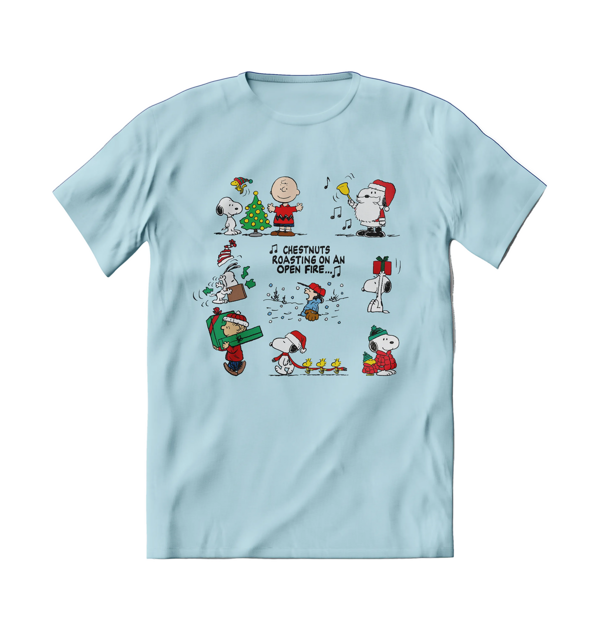 Snoopy & Friends Xmas Short Sleeve T-Shirt