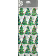 Tissue - Printed Christmas Trees