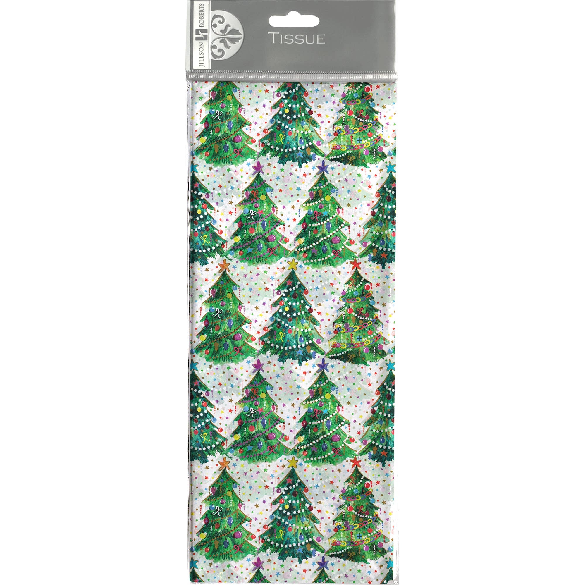 Tissue - Printed Christmas Trees
