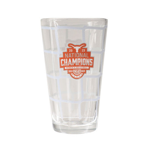 Texas Longhorn Volleyball 2023 National Champions Pint Glass