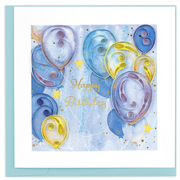 Balloons & Stars Quilling Card