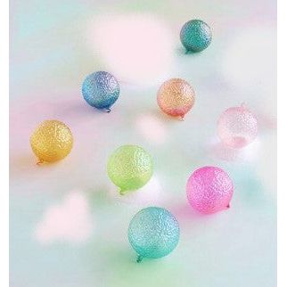 Glitterville Dimpled Glass Ball Ornament (8 Colors) (EL0580)