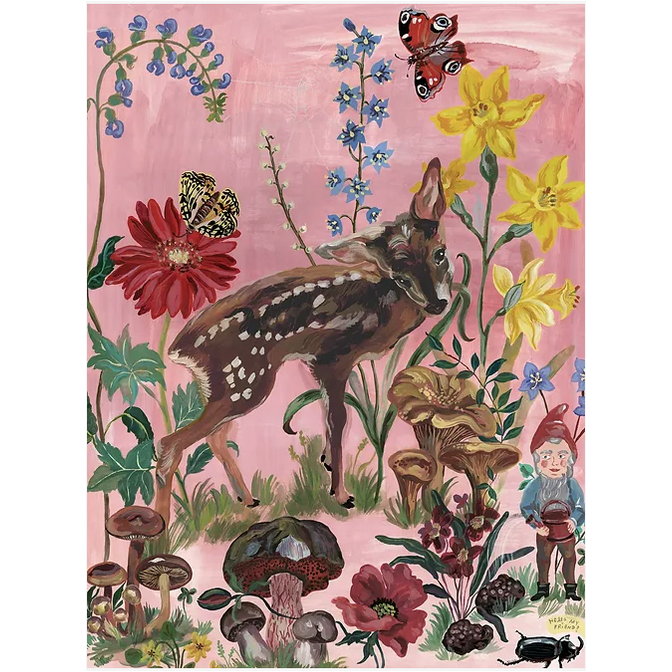 Nathalie Lété: Bambi 1,000-Piece Puzzle