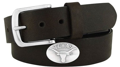 Texas Longhorn Zep Pro No Tip End Concho Belt (2 Colors) (BBLP-UT)
