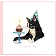 Birthday Cat Quilling Card (BD177)