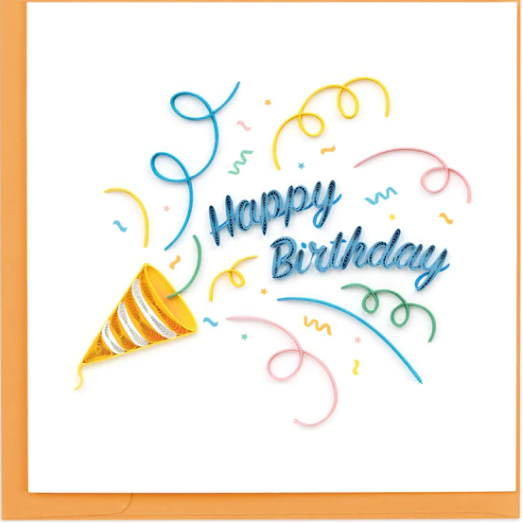 Birthday Confetti Quilling Card (BD178)