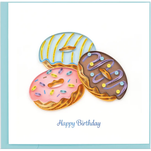 Birthday Donuts Quilling Card (BD176)