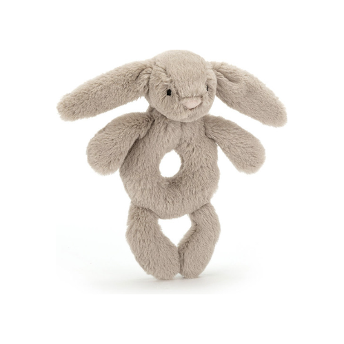 Jellycat Bashful Beige Bunny Ring Rattle