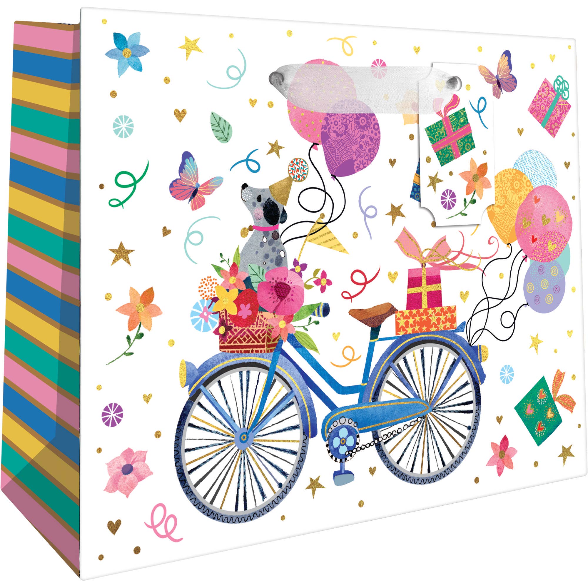 Birthday Bicycles Medium Gift Bag