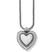 Brighton Big Sky Heart Necklace (SLV)