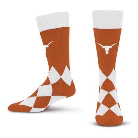 Texas Longhorn Big Diamond Crew Sock