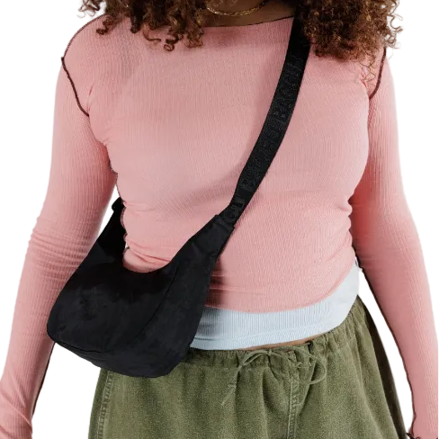 Baggu Small Nylon Crescent Bag - Black