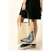 Cott N Curls Blue Morpha Butterfly Book Bag