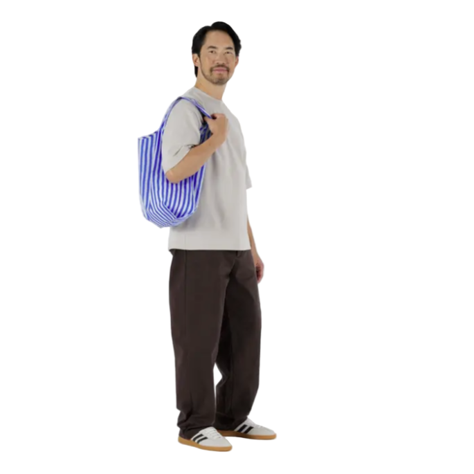 Baggu Standard Reusable Bag - Blue Painted Stripe