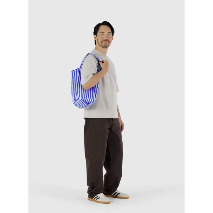 Baggu Standard Reusable Bag - Blue Painted Stripe