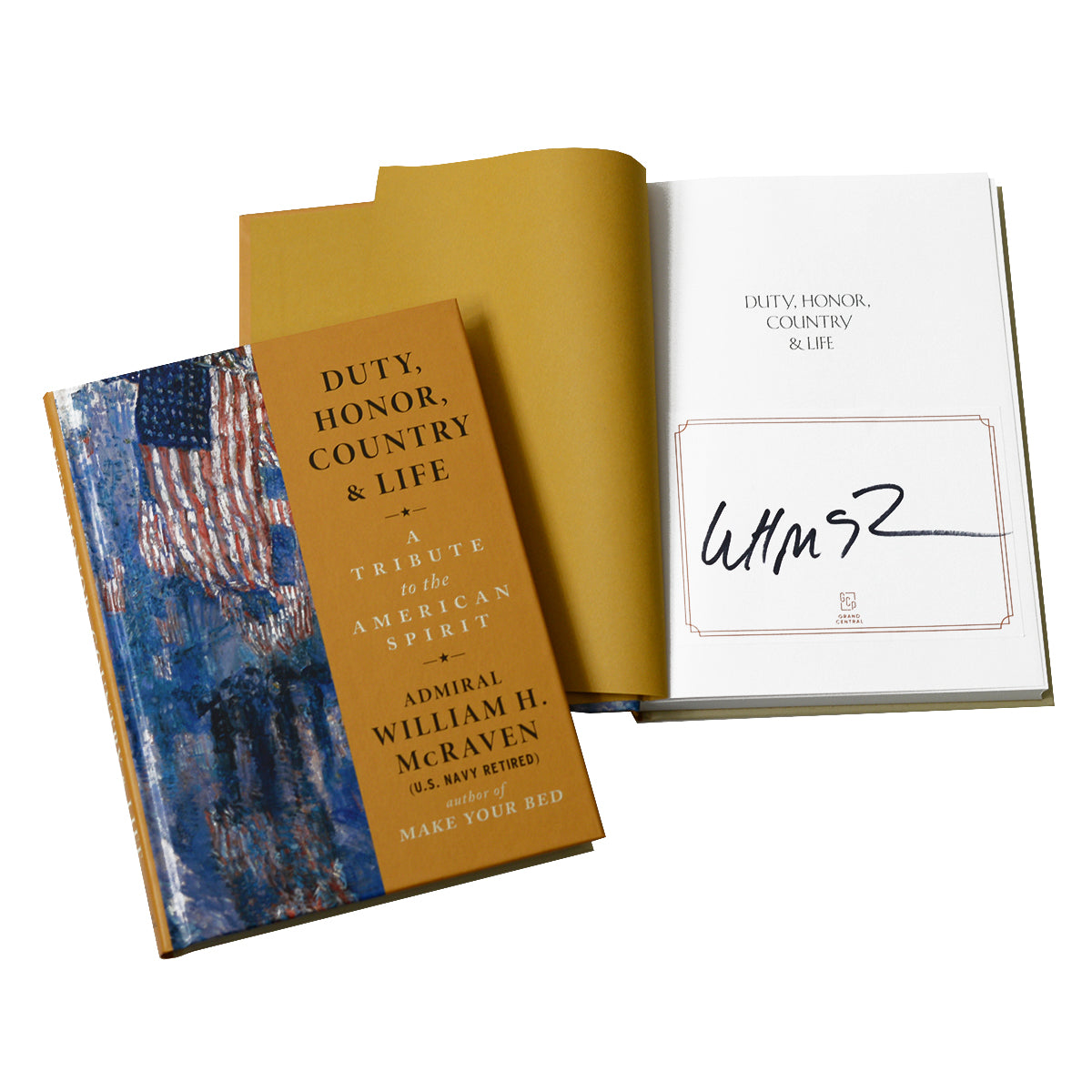 Duty, Honor, Country & Life BY Admiral William H. McRaven (Signed Bookplate)