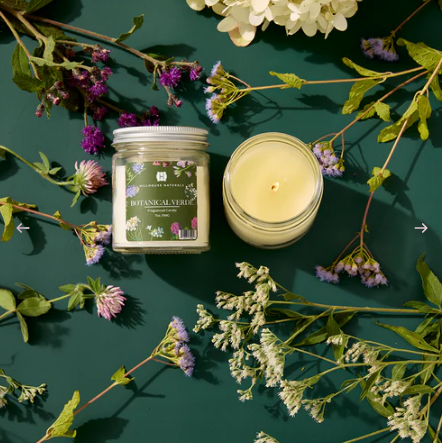 HillHouse Naturals Botanical Verde 7 oz Candle