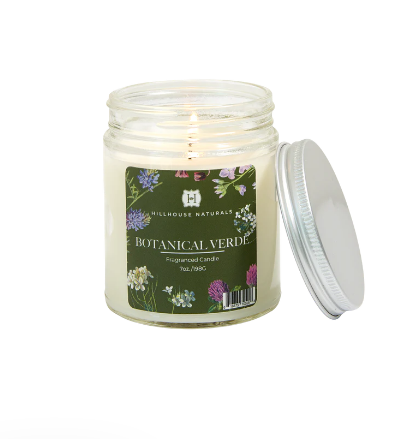 HillHouse Naturals Botanical Verde 7 oz Candle
